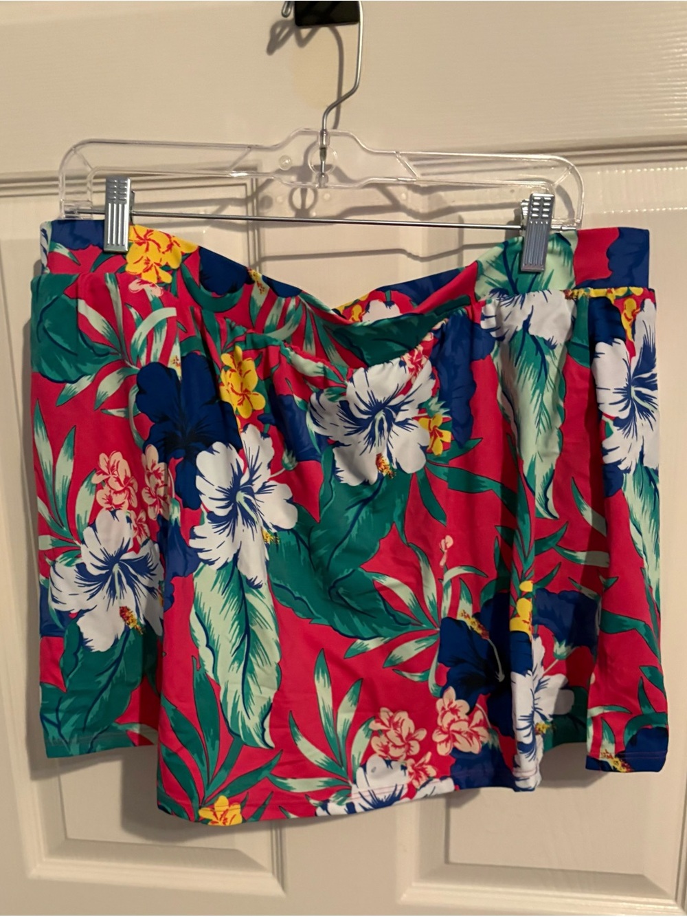 43- Lane Bryant Tropical Floral Swim Skirt - size 22